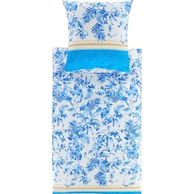 Bassetti Kissenbezug Ibiscus Tattoo Feinsatin blau Größe 40x80 cm Bassetti Kissenbezug Ibiscus Tattoo Feinsatin blau Größe 40x80 cm