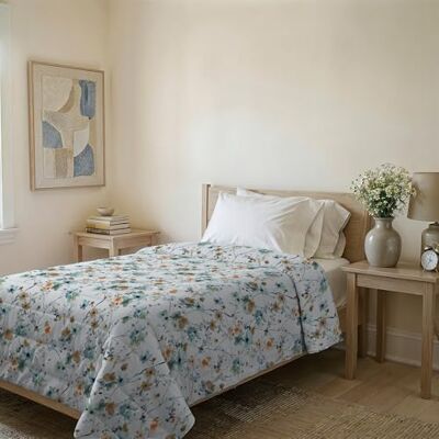 Italian Bed Linen Leichte Steppdecke & Übergangsdecke Karma 160x240 cm Bügelfreie Mikrofaser Tagesdecke 100g für Einzelbett Sommer & Frühling Decke Ramage Italian Bed Linen Leichte Steppdecke & Übergangsdecke Karma 160x240 cm Bügelfreie Mikrofaser Tagesdecke 100g für Einzelbett Sommer & Frühling Decke Ramage