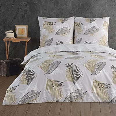 Buymax Bettwäsche 135x200 cm 4-teilig – Bettwäsche Set Renforcé 100% Baumwolle, 2 x Bettbezug 135x200 cm und 2 x Kissenbezüge 80x80 cm, Oeko-TEX, Reißverschluss, weich und atmungsaktiv Buymax Bettwäsche 135x200 cm 4-teilig – Bettwäsche Set Renforcé 100% Baumwolle, 2 x Bettbezug 135x200 cm und 2 x Kissenbezüge 80x80 cm, Oeko-TEX, Reißverschluss, weich und atmungsaktiv
