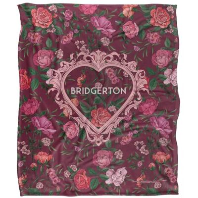 Bridgerton My Heart Calls Your Name Superweiche Kuscheldecke mit seidigem Griff 152 X 127 cm Bridgerton My Heart Calls Your Name Superweiche Kuscheldecke mit seidigem Griff 152 X 127 cm
