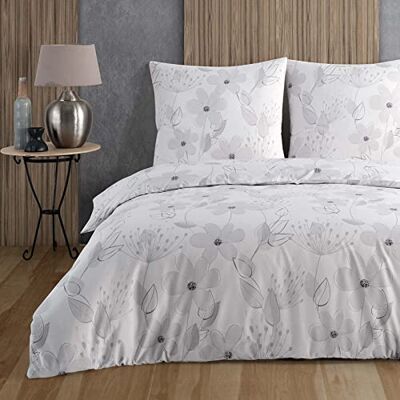 Buymax Bettwäsche 135x200 cm 4-teilig – Bettwäsche Set Renforcé 100% Baumwolle, 2 x Bettbezug 135x200 cm und 2 x Kissenbezüge 80x80 cm, Oeko-TEX, Reißverschluss, weich und atmungsaktiv Buymax Bettwäsche 135x200 cm 4-teilig – Bettwäsche Set Renforcé 100% Baumwolle, 2 x Bettbezug 135x200 cm und 2 x Kissenbezüge 80x80 cm, Oeko-TEX, Reißverschluss, weich und atmungsaktiv