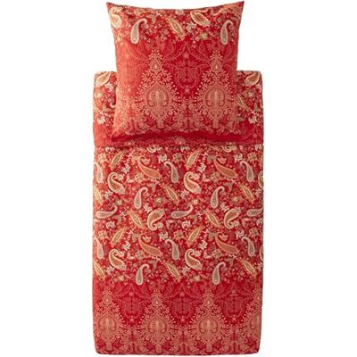 Bassetti MONNALISA Bettwäsche + 2 Kissenhüllen aus 100% Baumwollsatin in der Farbe Rot R1, Maße: 200x200 + 2 K 80x80 cm 9333298 Bassetti MONNALISA Bettwäsche + 2 Kissenhüllen aus 100% Baumwollsatin in der Farbe Rot R1, Maße: 200x200 + 2 K 80x80 cm 9333298