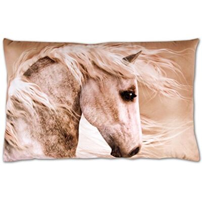 Bestlivings Kissenbezug inkl. Füllkissen mit Fotodruck 40x60cm, Flauschig weiche Kissenhülle, Bezug mit Reißverschluss, Dekokissen Sofakissen (Design: Pferd) Bestlivings Kissenbezug inkl. Füllkissen mit Fotodruck 40x60cm, Flauschig weiche Kissenhülle, Bezug mit Reißverschluss, Dekokissen Sofakissen (Design: Pferd)