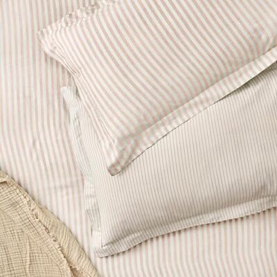 Yard furn. Hebden Mélange Stripe 100% Baumwolle Kissenbezug Paar – Weiches Strukturiertes Gestreiftes Design (Rosa – 50x75cm) Yard furn. Hebden Mélange Stripe 100% Baumwolle Kissenbezug Paar – Weiches Strukturiertes Gestreiftes Design (Rosa – 50x75cm)