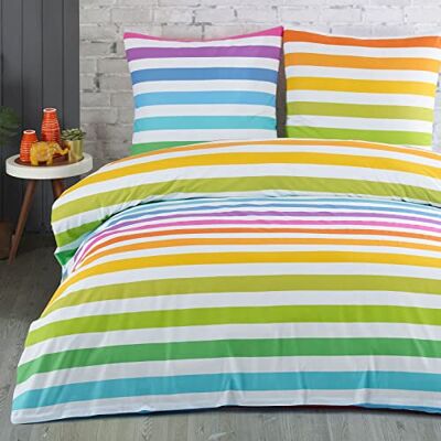 Buymax Bettwäsche 135x200 cm 4-teilig – Bettwäsche Set Renforcé 100% Baumwolle, 2 x Bettbezug 135x200 cm und 2 x Kissenbezüge 80x80 cm, Oeko-TEX, Reißverschluss, weich und atmungsaktiv Buymax Bettwäsche 135x200 cm 4-teilig – Bettwäsche Set Renforcé 100% Baumwolle, 2 x Bettbezug 135x200 cm und 2 x Kissenbezüge 80x80 cm, Oeko-TEX, Reißverschluss, weich und atmungsaktiv