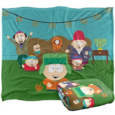 LOGOVISION South Park Kyle Hanukkah Superweiche Kuscheldecke mit seidigem Griff – 152 x 127 cm LOGOVISION South Park Kyle Hanukkah Superweiche Kuscheldecke mit seidigem Griff – 152 x 127 cm