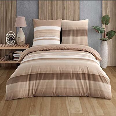 Buymax Bettwäsche 135x200 cm 4-teilig – Bettwäsche Set Renforcé 100% Baumwolle, 2 x Bettbezug 135x200 cm und 2 x Kissenbezüge 80x80 cm, Oeko-TEX, Reißverschluss, weich und atmungsaktiv Buymax Bettwäsche 135x200 cm 4-teilig – Bettwäsche Set Renforcé 100% Baumwolle, 2 x Bettbezug 135x200 cm und 2 x Kissenbezüge 80x80 cm, Oeko-TEX, Reißverschluss, weich und atmungsaktiv