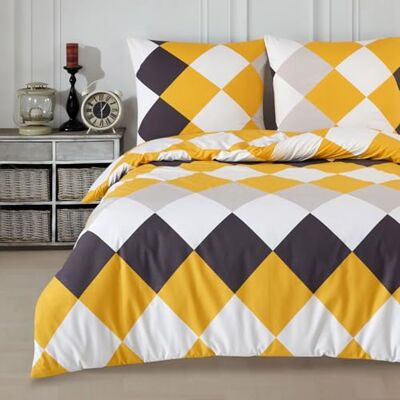 Buymax Bettwäsche 135x200 cm 4-teilig – Bettwäsche Set Renforcé 100% Baumwolle, 2 x Bettbezug 135x200 cm und 2 x Kissenbezüge 80x80 cm, Oeko-TEX, Reißverschluss, weich und atmungsaktiv Buymax Bettwäsche 135x200 cm 4-teilig – Bettwäsche Set Renforcé 100% Baumwolle, 2 x Bettbezug 135x200 cm und 2 x Kissenbezüge 80x80 cm, Oeko-TEX, Reißverschluss, weich und atmungsaktiv