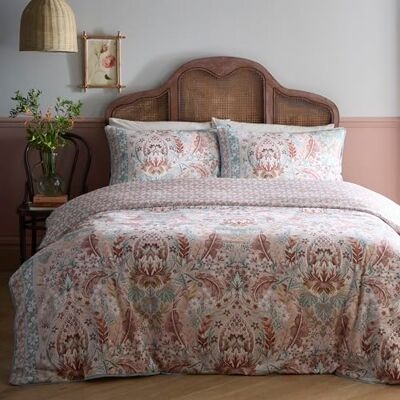 Appletree Bettwäsche-Set für Super-Kingsize-Betten aus 100% Baumwolle mit Blumenmuster Appletree Bettwäsche-Set für Super-Kingsize-Betten aus 100% Baumwolle mit Blumenmuster