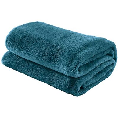 Erwin Müller Teddy-Fleece-Wohndecke Salerno, Fleece-Decke, Kuscheldecke Petrol Größe 130x170 cm flauschig weich, pflegeleicht Erwin Müller Teddy-Fleece-Wohndecke Salerno, Fleece-Decke, Kuscheldecke Petrol Größe 130x170 cm flauschig weich, pflegeleicht