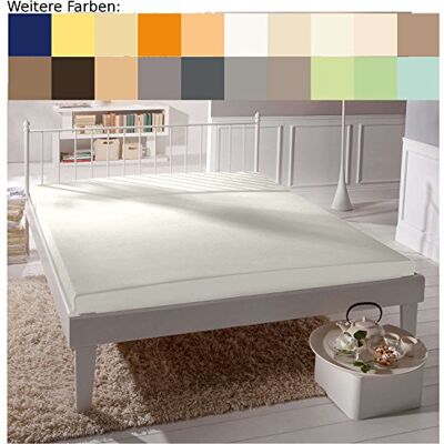 ESTELLA Spannbettlaken 140 cm x 200 cm weiß ESTELLA Spannbettlaken 140 cm x 200 cm weiß