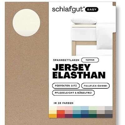 schlafgut EASY Jersey Elasthan Topper - Gelb Light - 140-160x200-220cm schlafgut EASY Jersey Elasthan Topper - Gelb Light - 140-160x200-220cm