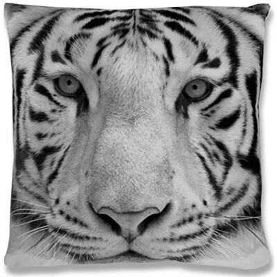 Bestlivings Kissenbezug Fotodruck Motiv in 40x40 cm, Flauschig weiche Kissenhülle, Bezug mit Reißverschluss in vielen Motiven erhältlich (Design: Tiger Grey) Bestlivings Kissenbezug Fotodruck Motiv in 40x40 cm, Flauschig weiche Kissenhülle, Bezug mit Reißverschluss in vielen Motiven erhältlich (Design: Tiger Grey)