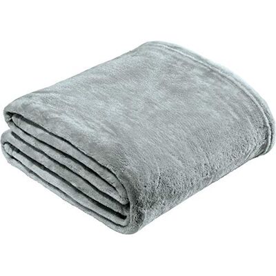 REDBEST Modell - Grau Wollige Kuscheldecke - Wohndecke REDBEST Modell - Grau Wollige Kuscheldecke - Wohndecke