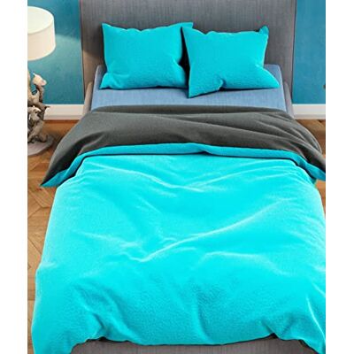 Leonado Vicenti Plüsch Teddy Bettwäsche Cashmere-Touch Garnitur Set Winter extrem warme Einfarbige Uni Garnitur kuschelig weich 135x200 155x200 155x220 200x200 200x220 240x220 Leonado Vicenti Plüsch Teddy Bettwäsche Cashmere-Touch Garnitur Set Winter extrem warme Einfarbige Uni Garnitur kuschelig weich 135x200 155x200 155x220 200x200 200x220 240x220