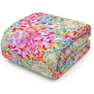 Italian Bed Linen Fantasy Doubleface Sommersteppdecke, 220x270cm, Spring, Microfiber, Kelin Doppel Italian Bed Linen Fantasy Doubleface Sommersteppdecke, 220x270cm, Spring, Microfiber, Kelin Doppel