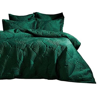 Paoletti Moderne Palmeria Oxford Pillowcase Set, Polyester, Baumwolle, Smaragd Paoletti Moderne Palmeria Oxford Pillowcase Set, Polyester, Baumwolle, Smaragd