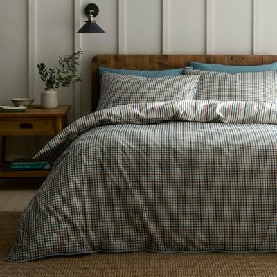 Appletree Loft Micro Check Green Duvet Cover Set Super King Paspelierung Trim Bedding Breathable Cotton Includes 1 Duvet Cover (260 x 220cm) & 2 Pillowcases Green Check Bedroom Set Appletree Loft Micro Check Green Duvet Cover Set Super King Paspelierung Trim Bedding Breathable Cotton Includes 1 Duvet Cover (260 x 220cm) & 2 Pillowcases Green Check Bedroom Set