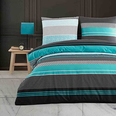 Buymax Bettwäsche 135x200 cm – Bettwäsche Set 2-teilig 135 x 200 cm, Renforcé 100% Baumwolle, Bettbezug mit 1 Kissenbezug 80x80 cm, Oeko-TEX, Reißverschluss, weich und atmungsaktiv Buymax Bettwäsche 135x200 cm – Bettwäsche Set 2-teilig 135 x 200 cm, Renforcé 100% Baumwolle, Bettbezug mit 1 Kissenbezug 80x80 cm, Oeko-TEX, Reißverschluss, weich und atmungsaktiv