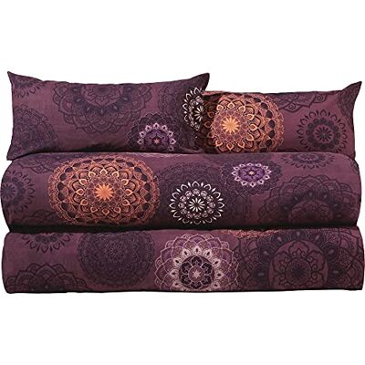 Erwin Müller Violette Flanell Bettwäsche - 4-teiliges Set Erwin Müller Violette Flanell Bettwäsche - 4-teiliges Set