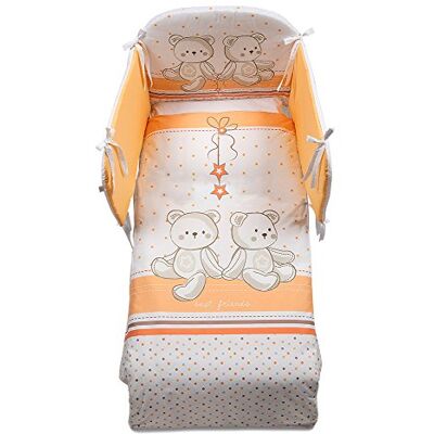 Italbaby Amici Bettwäsche-Set, 5-teilig, Elfenbein/Weiß, mehrfarbig, Einheitsgröße Italbaby Amici Bettwäsche-Set, 5-teilig, Elfenbein/Weiß, mehrfarbig, Einheitsgröße