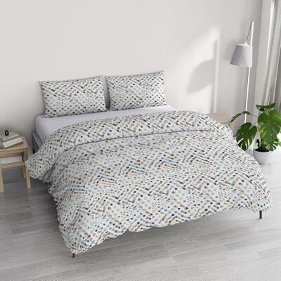 Datex Elegantes Bettwäsche-Set - Bettbezug 250x200cm, Doppelklappe 50cm, Atmungsaktiv Datex Elegantes Bettwäsche-Set - Bettbezug 250x200cm, Doppelklappe 50cm, Atmungsaktiv
