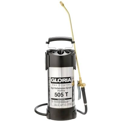 Gloria Hochleistungssprühgerät 505 T Profiline 5 L Edelstahl Drucksprüher Gloria Hochleistungssprühgerät 505 T Profiline 5 L Edelstahl Drucksprüher