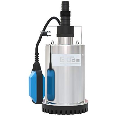 Güde Flachsaugerpumpe GFS 4000 INOX (400 W, 9000 l/h Fördervol., 6,5 m max. Förderh., 5 m max. Eintauchtiefe, 15 mm max. Absaugung, Noryl-Laufrad, Edelstahlpumpengehäuse, Thermoschutz, 10 m Netzkabel) Güde Flachsaugerpumpe GFS 4000 INOX (400 W, 9000 l/h Fördervol., 6,5 m max. Förderh., 5 m max. Eintauchtiefe, 15 mm max. Absaugung, Noryl-Laufrad, Edelstahlpumpengehäuse, Thermoschutz, 10 m Netzkabel)