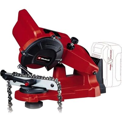 Einhell Akku-Sägekettenschärfgerät GE-CS 18 Li – Solo (Tiefenbegrenzung, Kettenspannvorrichtung, präzise Schleifwinkeleinstellung, LED Licht) Einhell Akku-Sägekettenschärfgerät GE-CS 18 Li – Solo (Tiefenbegrenzung, Kettenspannvorrichtung, präzise Schleifwinkeleinstellung, LED Licht)