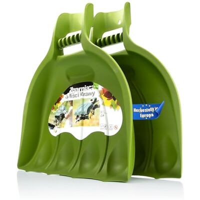 BigDean 1 Paar Laubgreifer in Grün Laubsammler Laubkralle aus Kunststoff Zum einfachen Laub sammeln, als Laubrechen geeignet – Made in Europa BigDean 1 Paar Laubgreifer in Grün Laubsammler Laubkralle aus Kunststoff Zum einfachen Laub sammeln, als Laubrechen geeignet – Made in Europa
