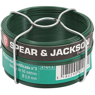 Spear&jackson - Grüner verzinkter Stahldraht 50m Modell 3 - Langlebige Befestigung Spear&jackson - Grüner verzinkter Stahldraht 50m Modell 3 - Langlebige Befestigung