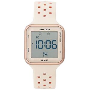 Armitron Sport Unisex Digital Chronograph Silicone Strap Watch, 40/8417 Light Pink Armitron Sport Unisex Digital Chronograph Silicone Strap Watch, 40/8417 Light Pink