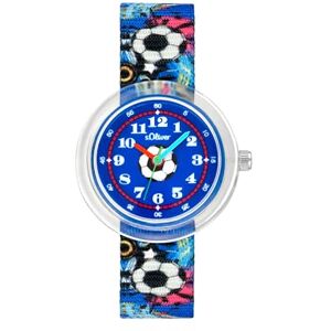 S. Oliver Armbanduhr Jungen Kinder Quarzuhr Analog, mit Nylon Armband, Mehrfarbig, wasserfest Wasserdicht, Kommt in Uhren Geschenk Box, 2037721 S. Oliver Armbanduhr Jungen Kinder Quarzuhr Analog, mit Nylon Armband, Mehrfarbig, wasserfest Wasserdicht, Kommt in Uhren Geschenk Box, 2037721