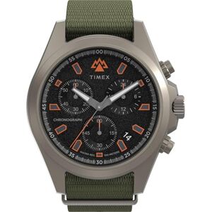 Timex Expedition North Herren-Armbanduhr, 43 mm, grünes Armband aus umweltfreundlichem Material, zweilagiges schwarzes Zifferblatt, Gehäuse aus Rotguss TW2Y30200 Timex Expedition North Herren-Armbanduhr, 43 mm, grünes Armband aus umweltfreundlichem Material, zweilagiges schwarzes Zifferblatt, Gehäuse aus Rotguss TW2Y30200