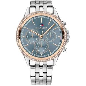 Tommy Hilfiger Multi Zifferblatt Quarz Uhr für Damen mit Silbernes Edelstahlarmband 1781976 Tommy Hilfiger Multi Zifferblatt Quarz Uhr für Damen mit Silbernes Edelstahlarmband 1781976