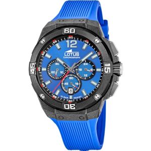 Lotus Herren Analog Uhr Kautschuk Blau Quarz Chronograph Kalender Mineralglas 10 ATM Wasserdicht 18975/1 Chrono Lotus Herren Analog Uhr Kautschuk Blau Quarz Chronograph Kalender Mineralglas 10 ATM Wasserdicht 18975/1 Chrono