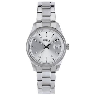 Breil Uhr Unisex Classic Elegance Ziffernblatt Silber Bewegung NUR Zeit Quartz e Bracelet Stahl Silber EW0650 Breil Uhr Unisex Classic Elegance Ziffernblatt Silber Bewegung NUR Zeit Quartz e Bracelet Stahl Silber EW0650