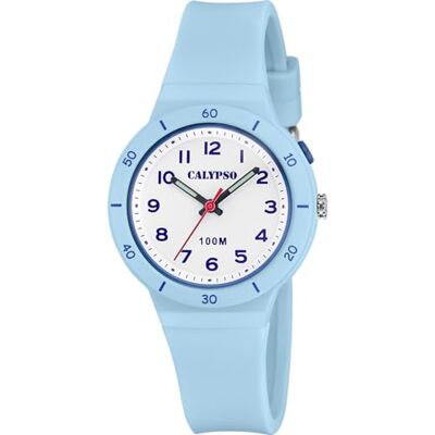 Calypso Unisex Armbanduhr Analog Kautschuk Blau Quarzwerk Robustes Glas Wasserdicht 10 ATM Sweet Time K5848/2 Calypso Unisex Armbanduhr Analog Kautschuk Blau Quarzwerk Robustes Glas Wasserdicht 10 ATM Sweet Time K5848/2