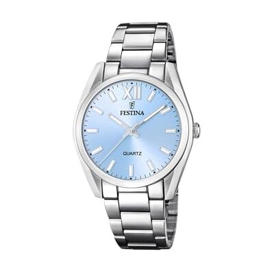 Festina Damen Uhr Analog Edelstahl 316L Quarzwerk Mineralglas hochresistent 5 ATM wasserdicht F20622 Boyfriend Collection Festina Damen Uhr Analog Edelstahl 316L Quarzwerk Mineralglas hochresistent 5 ATM wasserdicht F20622 Boyfriend Collection