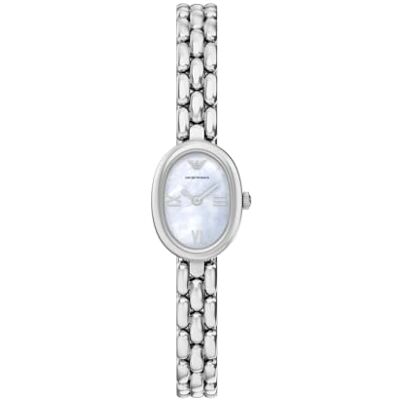 Giorgio Armani montre Pour Femme, mouvement Quartz Deux aiguilles et boîtier 24 mm Avec Bracelet en Acier inoxydable ou en Cuir Giorgio Armani montre Pour Femme, mouvement Quartz Deux aiguilles et boîtier 24 mm Avec Bracelet en Acier inoxydable ou en Cuir