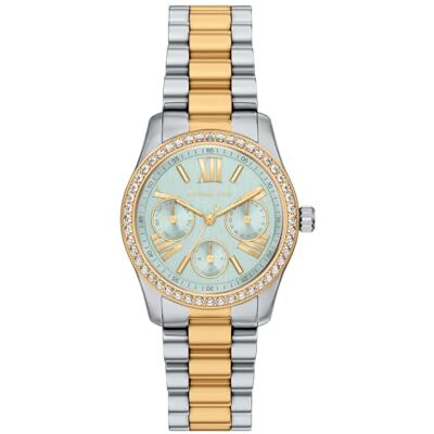 Michael Kors Lexington Damen 34MM zweifarbige Edelstahl-Uhr, MK7609 Michael Kors Lexington Damen 34MM zweifarbige Edelstahl-Uhr, MK7609