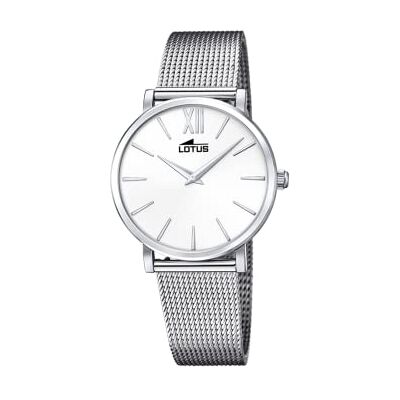 Lotus Damen Uhr Analog aus Edelstahl 316L Silber Quarzwerk Damenuhr Mineralglas hochresistent 18731/1 Minimalist for Her Lotus Damen Uhr Analog aus Edelstahl 316L Silber Quarzwerk Damenuhr Mineralglas hochresistent 18731/1 Minimalist for Her