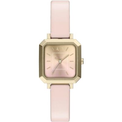Armani Exchange Damen 27MM Goldfarbener Edelstahl Uhr, AX5737 Armani Exchange Damen 27MM Goldfarbener Edelstahl Uhr, AX5737
