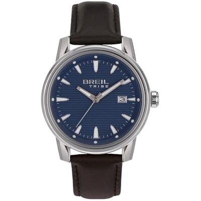 Breil Uhr Herren Caliber Ziffernblatt BLAU Bewegung NUR Zeit Quartz e GÜRTEL Leather BRAUN EW0689 Breil Uhr Herren Caliber Ziffernblatt BLAU Bewegung NUR Zeit Quartz e GÜRTEL Leather BRAUN EW0689