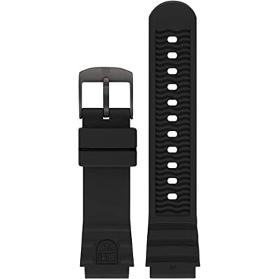 Luminox Leatherback Sea Turtle Series Herren Uhrenarmband aus Kautschuk, Farbe: Schwarz, für die Leatherback SEA Turtle 0300 Serie, Bandbreite: 19 mm, FPX.1901.21B.K Luminox Leatherback Sea Turtle Series Herren Uhrenarmband aus Kautschuk, Farbe: Schwarz, für die Leatherback SEA Turtle 0300 Serie, Bandbreite: 19 mm, FPX.1901.21B.K