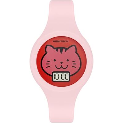 Armitron Sport Kids Digital Animal Dial Strap Watch, 47/1000 Pink Armitron Sport Kids Digital Animal Dial Strap Watch, 47/1000 Pink