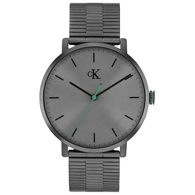 Calvin Uhr mit Drei-Zeiger-Quarzwerk Graues Kollektion CK REAL mit Graues Edelstahlarmband 25200551 Calvin Uhr mit Drei-Zeiger-Quarzwerk Graues Kollektion CK REAL mit Graues Edelstahlarmband 25200551