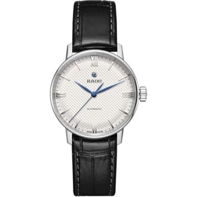 Rado Unisex-Armbanduhr, analog, automatisch, mit Lederarmband, XS/XL, Edelstahl, R22862075 Rado Unisex-Armbanduhr, analog, automatisch, mit Lederarmband, XS/XL, Edelstahl, R22862075