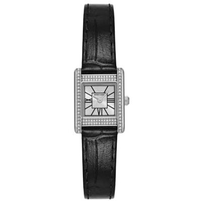 Giorgio Armani Watch for Women, 20mm Quarz-Zweizeigerwerk mit Edelstahl- oder Lederarmband Giorgio Armani Watch for Women, 20mm Quarz-Zweizeigerwerk mit Edelstahl- oder Lederarmband