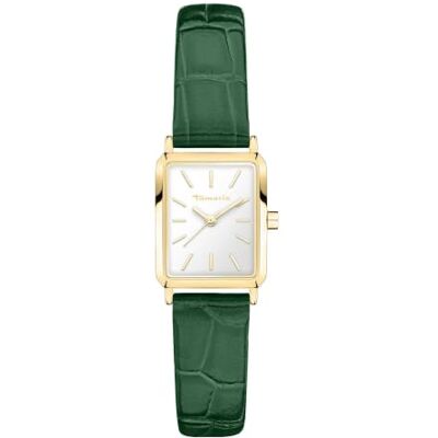 Tamaris Damen Armbanduhr eckige Quarzuhr 3ATM hautfreundlich 25mm Lederarmband mit Croco Muster kratzfest Tamaris Damen Armbanduhr eckige Quarzuhr 3ATM hautfreundlich 25mm Lederarmband mit Croco Muster kratzfest